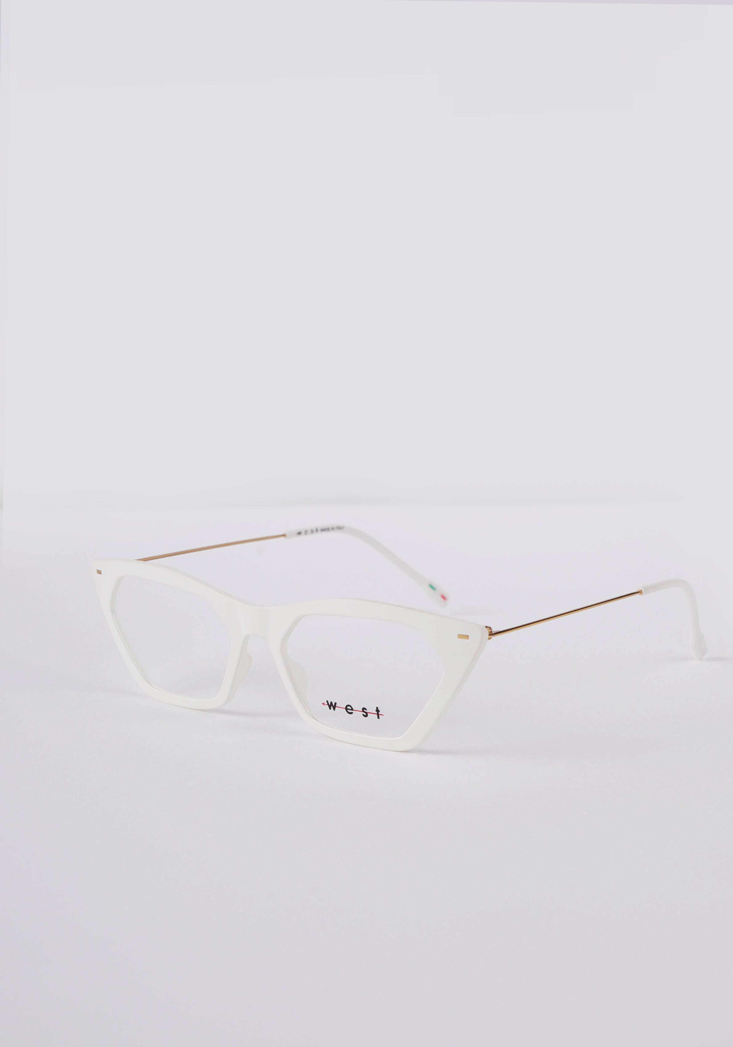 WEST WHITE glasses