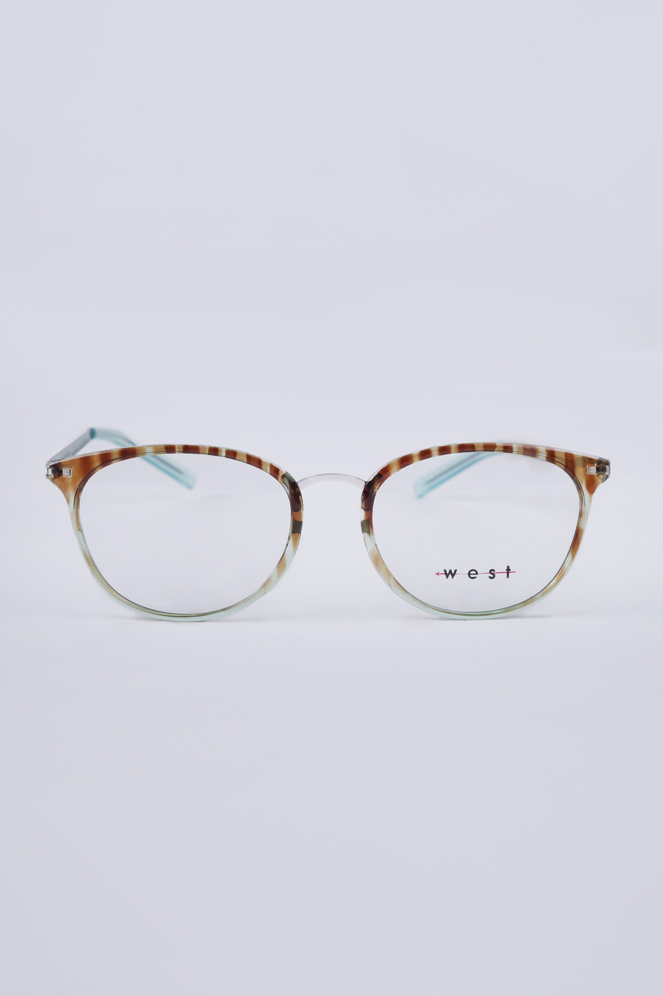 WEST STRIPPED-HAVANA glasses